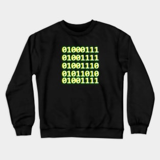 Binary Brother - The name in binary is GONZO Crewneck Sweatshirt